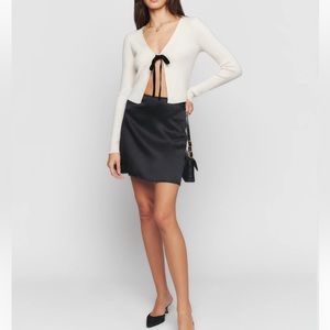 Reformation Silk Skirt